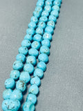 Native American Very Rare Circular Turquoise Vintage Santo Domingo Necklace-Nativo Arts