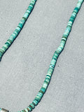 Viv Barbone Vintage Native American Navajo Royston Turquoise Sterling Silver Necklace-Nativo Arts