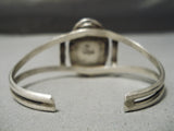 Amazing Vintage Native American Navajo Ray Buck Turquoise Sterling Silver Bracelet Old-Nativo Arts