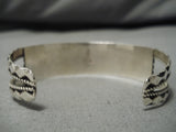 Rare Vintage Hopi Native American Sterling Silver Native American Bracelet-Nativo Arts