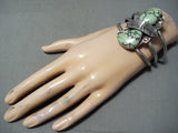 Important Vintage Native American Navajo Orvil Jack Turquoise Sterling Silver Bracelet-Nativo Arts