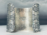 Tremendous San Felipe Signed Royston Turquoise Sterling Silver Scorpion Cuff-Nativo Arts