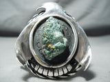 Native American Important Vintage Ben Nighthorse Campbell Turquoise Sterling Silver Bracelet Set-Nativo Arts