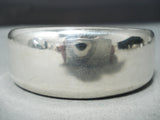 Important Vintage Native American Navajo Dan Jackson Sterling Silver Bracelet-Nativo Arts