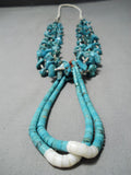 Noteworthy Vintage Navajo Turquoise Necklace Old Native American-Nativo Arts