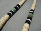 Native American Stunning Vintage Santo Domingo Choker Royston Turquoise Sterling Silver Necklace-Nativo Arts
