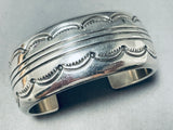Dynamic Vintage Native American Navajo Sterling Silver Dan Jackson Bracelet-Nativo Arts