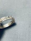Important Vintage Native American Navajo Ray Tracey Sterling Silver Ring-Nativo Arts