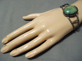 Exquisite Vintage Native American Navajo Royston Turquoise Sterling Silver Bracelet-Nativo Arts