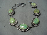 Dynamic Navajo Royston Turquoise Sterling Silver Bracelet Native American-Nativo Arts