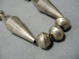 Amazing Vintage Navajo Sterling Silver Native American Necklace-Nativo Arts