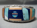 One Of The Best Vintage Native American Navajo Yellowhorse Turquoise Sterling Silver Bracelet-Nativo Arts
