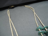 Impressive Vintage Navajo 50-stone Royston Turquoise Native American Necklace-Nativo Arts