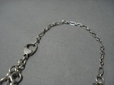 Fabulous Charm Necklace Vintage Navajo Sterling Silver Native American-Nativo Arts