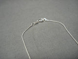 Fabulous Jeanette Dale Native American Navajo Sterling Silver Lapis Necklace-Nativo Arts