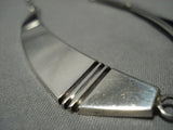 Fabulous Vintage Native American Jewelry Navajo Amethyst Sterling Silver Necklace Old-Nativo Arts