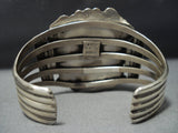 Fabulous Vintage Native American Jewelry Navajo Huge Royston Turquoise Sterling Silver Cuff Bracelet Old-Nativo Arts