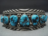 Fabulous Vintage Native American Jewelry Navajo Richard Begay Sterling Silver Bracelet-Nativo Arts
