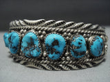 Fabulous Vintage Native American Jewelry Navajo Richard Begay Sterling Silver Bracelet-Nativo Arts