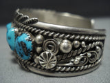 Fabulous Vintage Native American Jewelry Navajo Richard Begay Sterling Silver Bracelet-Nativo Arts