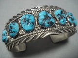 Fabulous Vintage Native American Jewelry Navajo Richard Begay Sterling Silver Bracelet-Nativo Arts