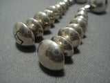 Fabulous Vintage Native American Jewelry Navajo Sterling Silver Dangle Earringsold-Nativo Arts