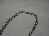 Fabulous Vintage Native American Navajo Purple Spiny Oyster Sterling Silver Leaf Necklace Old-Nativo Arts