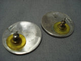Fabulous Vintage Navajo Sterling Silver Earrings Native American Jewelry-Nativo Arts