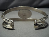 Fabulous Vintage Navajo Sterling Silver Native American Bracelet Old-Nativo Arts