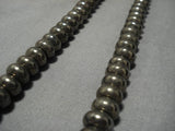 Fabulous Vintage Navajo Sterling Silver Native American Necklace Old-Nativo Arts