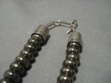 Fabulous Vintage Navajo Sterling Silver Native American Necklace Old-Nativo Arts