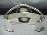 Incredible Nez Native American Navajo Kingman Turquoise Sterling Silver Bracelet-Nativo Arts
