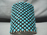 One Of The Best Ever Native American Navajo Turquoise Sterling Silver Bracelet-Nativo Arts