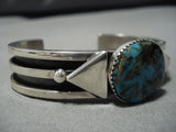 Famous Jeanette Dale Navajo Sterling Silver Native American Turquoise Bracelet-Nativo Arts