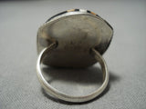 Fascinating Vintage Native American Jewelry Navajo Matt Jack Sterling Silver Ring-Nativo Arts