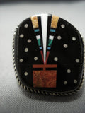 Fascinating Vintage Native American Jewelry Navajo Matt Jack Sterling Silver Ring-Nativo Arts