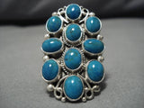 Fascinating Vintage Navajo Sterling Silver Native American Ring Old-Nativo Arts