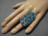 Fascinating Vintage Navajo Sterling Silver Native American Ring Old-Nativo Arts