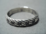 Fantastic Navajo Native American Sterling Silver Stars Ring-Nativo Arts