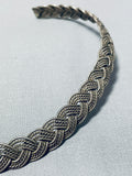 Stunning Vintage Southwest Sterling Silver Choker-Nativo Arts