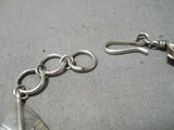 Marvelous Vintage Native American Navajo Sterling Silver Leaves Bracelet-Nativo Arts