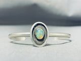 Beautiful Opal Vintage Native American Navajo Sterling Silver Bracelet-Nativo Arts