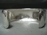 Authentic Vintage Native American Navajo Thomas Singer Gold Sterling Silver Bracelet-Nativo Arts