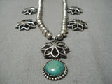 Stunning Vintage Navajo Native American Sterling Silver Necklace-Nativo Arts