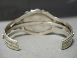 Important Verdy Jake Native American Navajo Royston Turquoise Sterling Silver Bracelet-Nativo Arts