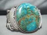 Museum Vintage Native American Navajo Royston Turquoise Sterling Silver Bracelet-Nativo Arts