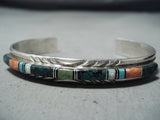 Gorgeous Taos Turquoise Sterling Silver Bracelet Native American-Nativo Arts