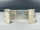 Important Best Mary Morgan Vintage Native American Navajo Turquoise Sterling Silver Bracelet-Nativo Arts