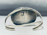 Natural Ancestor Face Vintage Native American Navajo Petrified Wood Sterling Silver Bracelet-Nativo Arts