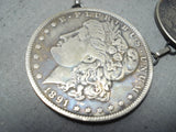 Fascinating Navajo Native American Sterling Silver Coins Necklace-Nativo Arts
